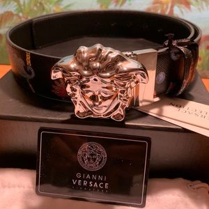 Versace Silver Belt